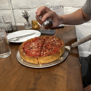 The Shop - Where's the meat deep dish - Pizza Near Me - San Diego, California The Shop - Where's the meat deep dish - Pizza Near Me - San Diego, California