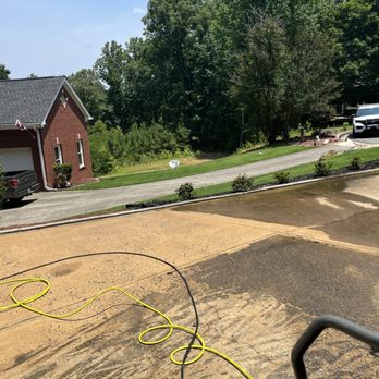 Grandstaff Spotless Solutions - Pressure washing in progress - Home Cleaning Near Me Grandstaff Spotless Solutions - Pressure washing in progress - Home Cleaning Near Me
