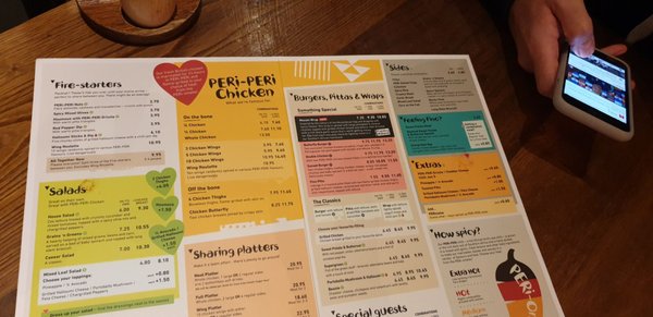 Menu photo 7 Nando's London, XGL Menu photo 7 Nando's London, XGL