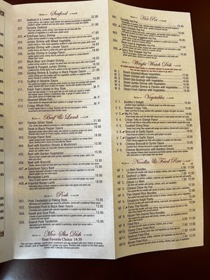 Menu photo 1 Wing Lee Cuisine Horsham, PA Menu photo 1 Wing Lee Cuisine Horsham, PA