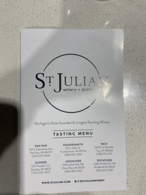 St. Julian Winery & Distillery Tasting Room by null