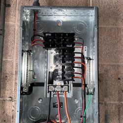 Hunts Electrical Contracting - New sub panel installed with high leg on a 3 phase 230v system