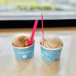 Wanderlust Creamery - Thai Tea After Dark and Sans Rival