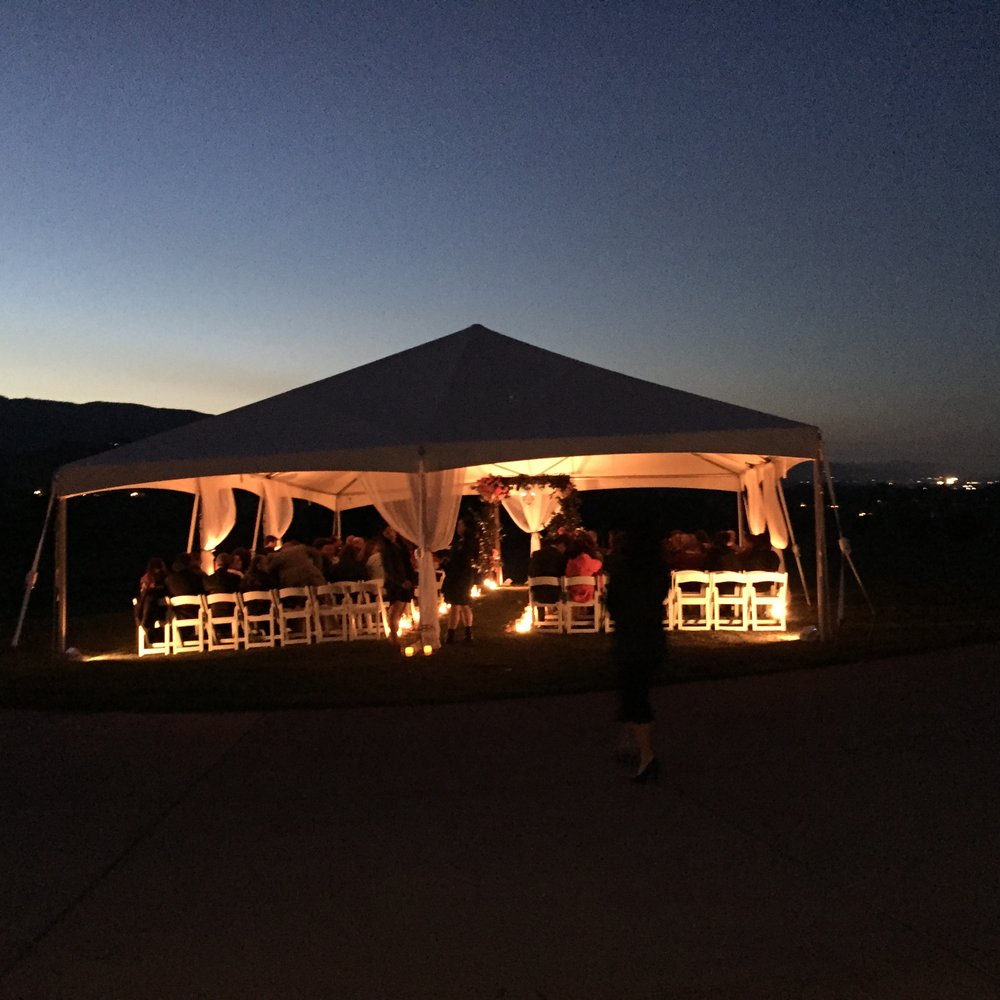 Callippe Preserve - Tented ceremony space (11/14/2015) - Golf Near Me - Pleasanton, California