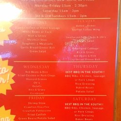 Moore's II Soul Food Cafe - Menu
