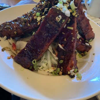 The Beehive - Asian inspired BBQ Ribs over Napa cabbage - New American Near Me - Armonk, New York The Beehive - Asian inspired BBQ Ribs over Napa cabbage - New American Near Me - Armonk, New York