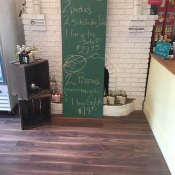 Morso Me - Pasta pairing board plus partial view of order ahead pickup area - Pizza Near Me - Toronto, Ontario