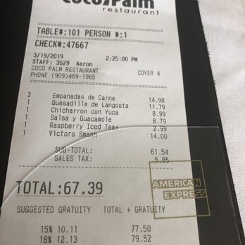 Coco Palm Restaurant - Cuban Near Me - Pomona, California