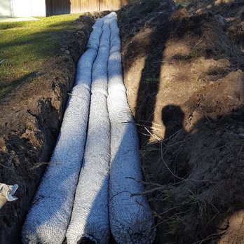AAWWW Crap Septic Service - Drain lines being installed - Septic Services Near Me
