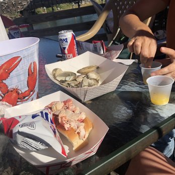 Morrison's Lobsters - Steamers and a roll - Seafood Near Me - Kittery, Maine