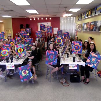 Painting with a Twist - Disney's Enchanted Rose - Art Classes Near Me - Beaumont, Texas