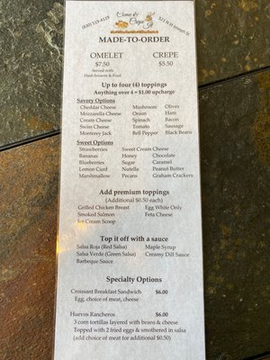 Menu photo 6 Come & Crepe It Gonzales, TX Menu photo 6 Come & Crepe It Gonzales, TX