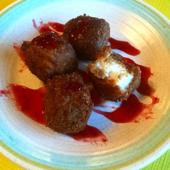 Smoking Jay's BBQ - Brand new cinnamon-sugar-battered cheesecake bites with strawberry drizzle! If you like churros and cheesecake, go for it! - American Near Me - Omaha, Nebraska Smoking Jay's BBQ - Brand new cinnamon-sugar-battered cheesecake bites with strawberry drizzle! If you like churros and cheesecake, go for it! - American Near Me - Omaha, Nebraska