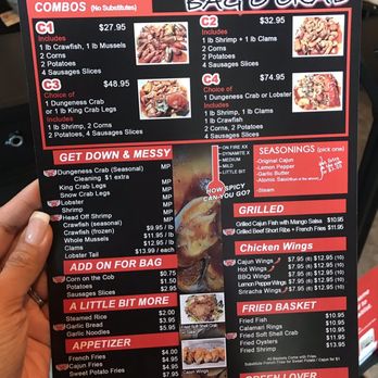 Bag O' Crab - Menu - Cajun/Creole Near Me - Fairfield, California Bag O' Crab - Menu - Cajun/Creole Near Me - Fairfield, California