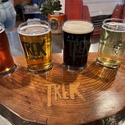 Trek Brewing Company - Nice flight of brews