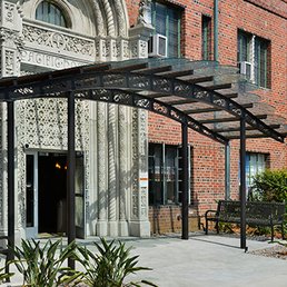 Exterior outside entrance of Kingsley Manor - Los Angeles, California Exterior outside entrance of Kingsley Manor - Los Angeles, California