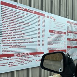 The Spud - Menu (7/10/2025)