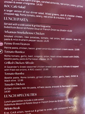 Menu photo 1 Red Onion Cafe Joplin, MO Menu photo 1 Red Onion Cafe Joplin, MO