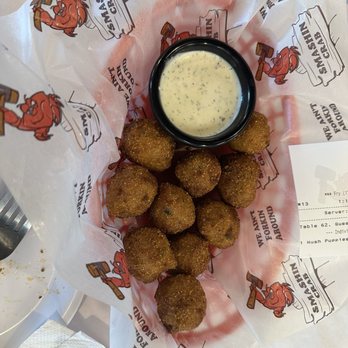 Smashin Crab - Hush puppies - Seafood Near Me - San Antonio, Texas Smashin Crab - Hush puppies - Seafood Near Me - San Antonio, Texas