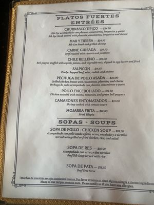 Menu photo 4 Jaragua Los Angeles, CA