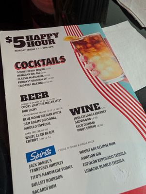 Menu photo 1 TGI Fridays Tysons Corner Mclean, VA Menu photo 1 TGI Fridays Tysons Corner Mclean, VA