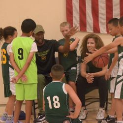 Accelerate Hoops - Local tournament, coach got the team an extra game mixing with another team for fun!