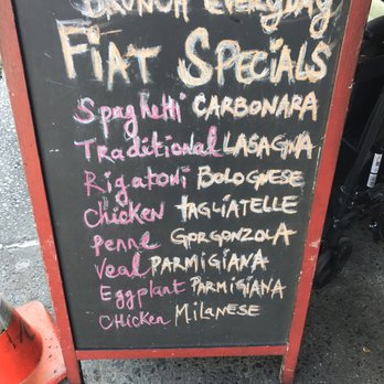 Fiat Cafe - Italian Near Me - New York, New York