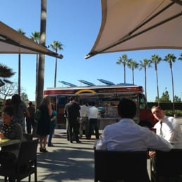 The line at the food truck in front of my office building. The line at the food truck in front of my office building.