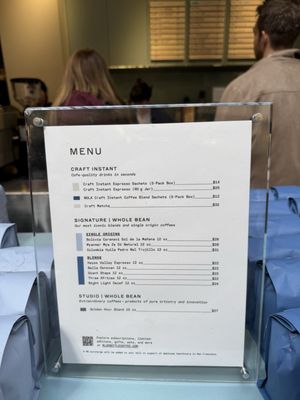 Menu photo 5 Blue Bottle Coffee - Ferry Building San Francisco, CA