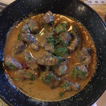 O Prego - Beef in pica pau. Mildly spicy. Beef is a bit chewy. - Portuguese Near Me - Lisbon, 11