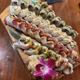The Islamorada, the hogfish, the blue marlin lobster roll, and the gump. I would drive three hours any day to eat this plate of sushi! The Islamorada, the hogfish, the blue marlin lobster roll, and the gump. I would drive three hours any day to eat this plate of sushi!