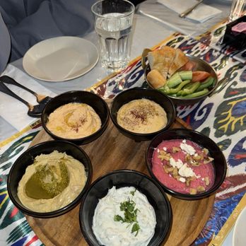 Uzbegim - Mini Meze Sampler Plate - Uzbek Near Me - San Francisco, California