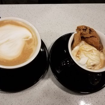 Blackbeard Coffee Roasters - latte and affogato - Coffee Roasteries Near Me - Greenville, North Carolina