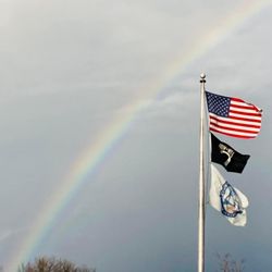 Hominy Hill Golf Course - Rainbow the pro shop always beautiful to see after rain storms