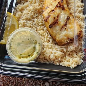 Fisherman's Outlet - Seabass and rice - Seafood Markets Near Me - Los Angeles, California