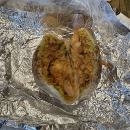 Shrimp burrito Shrimp burrito