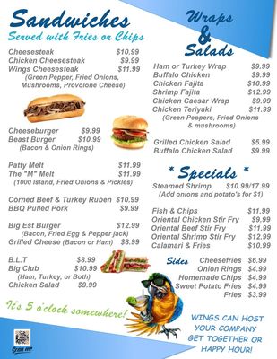 Menu photo 3 Wings Sports Cafe Jessup, MD