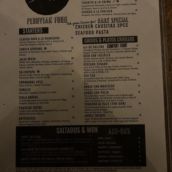 Bodegon No 69 - Menu - Latin American Near Me - Pasadena, California