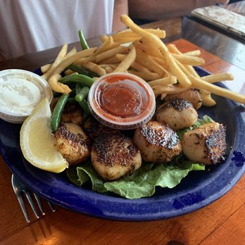 Sandbar & Grille - Blackened scallops - Seafood Near Me - Buxton, North Carolina