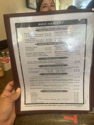 Menu photo 1 Garrett's Old Fashioned Restaurant Santa Barbara, CA