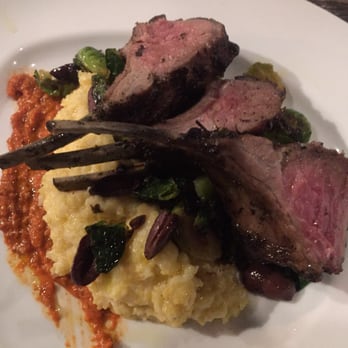 Pranzi - Lamb chops with polenta and Brussel sprouts - Italian Near Me - San Carlos, California
