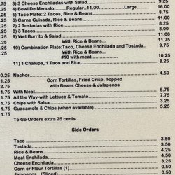 Contreras Mexican Restaurant - Mexican Dinners 2-7-25