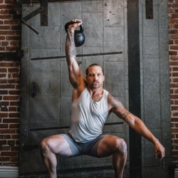 Indoorphins - KB overhead squat
