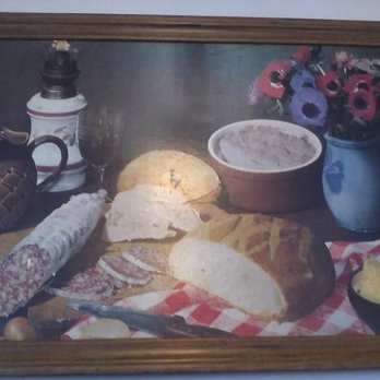 Raffallo's Pizza - Art work on the wall. Combination of different things. From bread, salami to flowers. Pretty.. - Pizza Near Me - Los Angeles, California Raffallo's Pizza - Art work on the wall. Combination of different things. From bread, salami to flowers. Pretty.. - Pizza Near Me - Los Angeles, California