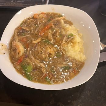 Chef Vernon's Table - Shrimp and grits with jerk chicken. - New American Near Me - Moncks Corner, South Carolina Chef Vernon's Table - Shrimp and grits with jerk chicken. - New American Near Me - Moncks Corner, South Carolina