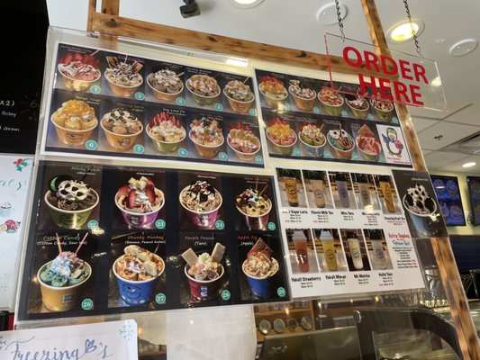 Freezing Thai Rolled Ice Cream