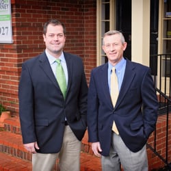 Merlo & Fahrney Dentistry - Dr. Fahrney (left) and Dr. Merlo (right) outside our Brunswick Avenue office on a fall day.