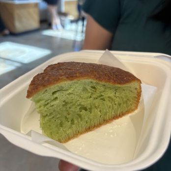 Lotus & Bean - Pandan mochi cake - Coffee & Tea Near Me - San Gabriel, California