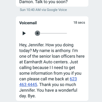 Earnhardt Honda - Messages - Auto Repair Near Me - Avondale, Arizona