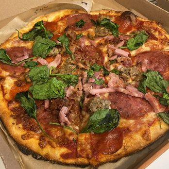 Blaze Pizza - Pizza was cooked to fast, burnt bottom , dough still seemed to be under cooked - Salad Near Me - La Verne, California Blaze Pizza - Pizza was cooked to fast, burnt bottom , dough still seemed to be under cooked - Salad Near Me - La Verne, California